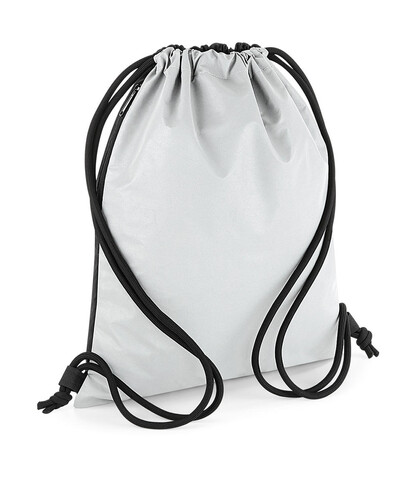 Bag Base Reflective Gymsac, Silver Reflective, One Size bedrucken, Art.-Nr. 931297160