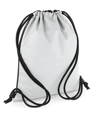 Bag Base Reflective Gymsac, Silver Reflective, One Size bedrucken, Art.-Nr. 931297160