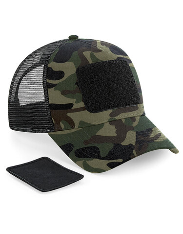 Beechfield Patch Snapback Trucker, Desert Sand, One Size bedrucken, Art.-Nr. 934697420