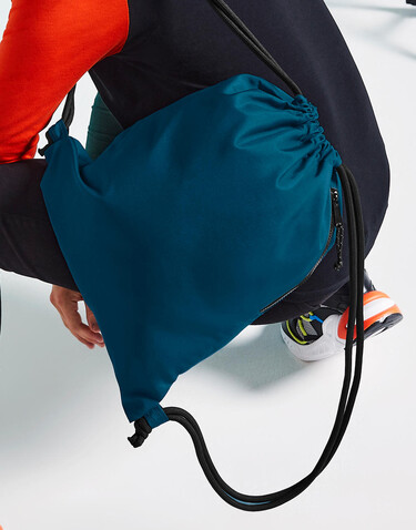 Bag Base Recycled Gymsac, Petrol, One Size bedrucken, Art.-Nr. 938295250