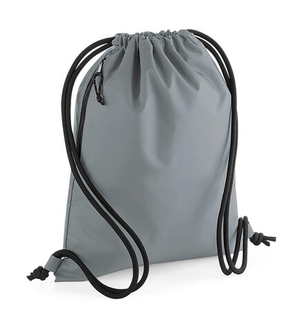 Bag Base Recycled Gymsac, Pure Grey, One Size bedrucken, Art.-Nr. 938291200