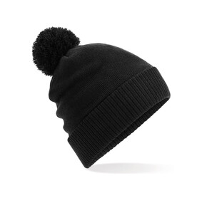 Beechfield Thermal Snowstar® Beanie, Black, One Size bedrucken, Art.-Nr. 941691010