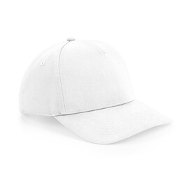 Beechfield Urbanwear 5 Panel Snapback, White, One Size bedrucken, Art.-Nr. 943690000