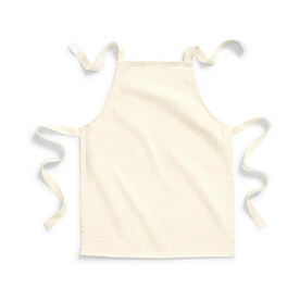 Westford Mill FairTrade Cotton Junior Craft Apron, Natural, One Size bedrucken, Art.-Nr. 946280080