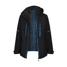 Regatta X-Pro Evader III 3 in1 Jacket, Black/Oxford Blue, S bedrucken, Art.-Nr. 957171803 Regatta X-Pro Evader III 3 in1 Jacket, Black/Oxford Blue, S bedrucken, Art.-Nr. 957171803