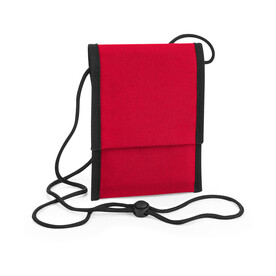 Bag Base Recycled Cross Body Pouch, Classic Red, One Size bedrucken, Art.-Nr. 957294010