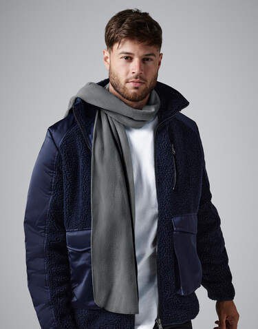Beechfield Recycled Fleece Scarf, Black, One Size bedrucken, Art.-Nr. 957691010