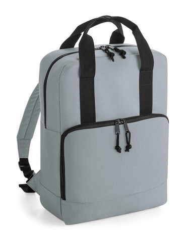 Bag Base Recycled Twin Handle Cooler Backpack, Black, One Size bedrucken, Art.-Nr. 958291010