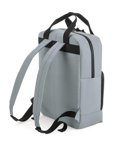 Bag Base Recycled Twin Handle Cooler Backpack, Black, One Size bedrucken, Art.-Nr. 958291010