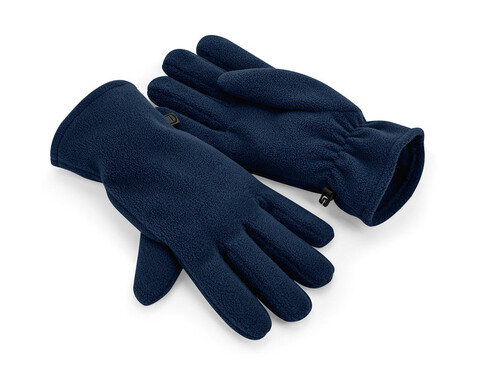 Beechfield Recycled Fleece Gloves, Black, S/M bedrucken, Art.-Nr. 958691011