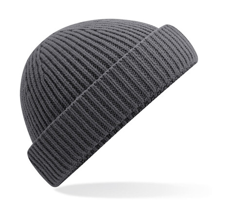 Beechfield Harbour Beanie, Graphite Grey, One Size bedrucken, Art.-Nr. 959691310