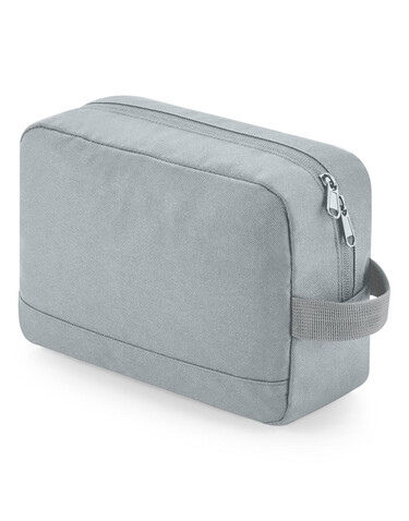 Bag Base Recycled Essentials Wash Bag, Black, One Size bedrucken, Art.-Nr. 961291010