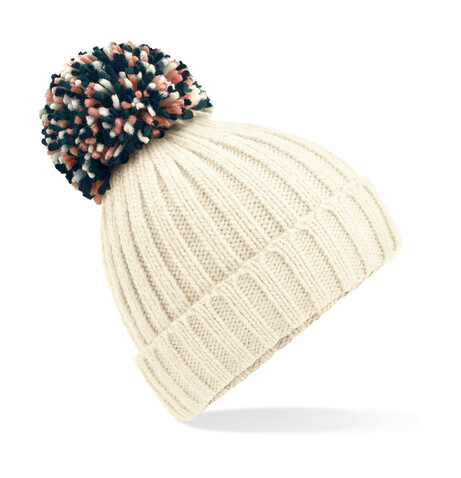 Beechfield Hygge Beanie, Off White, One Size bedrucken, Art.-Nr. 961690060