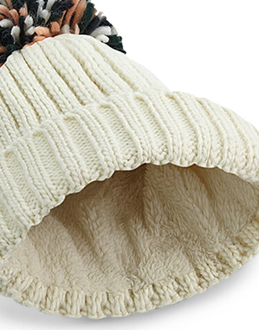 Beechfield Hygge Beanie, Off White, One Size bedrucken, Art.-Nr. 961690060