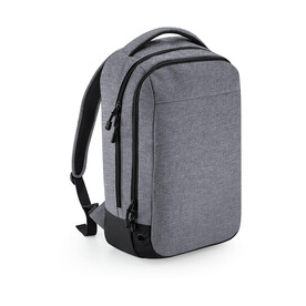 Bag Base Athleisure Sports Backpack, Grey Marl, One Size bedrucken, Art.-Nr. 963291280