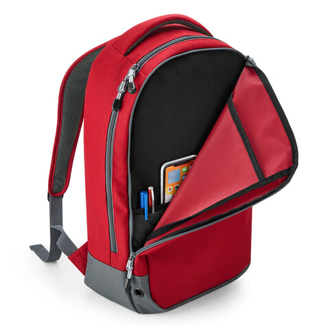 Bag Base Athleisure Sports Backpack, Grey Marl, One Size bedrucken, Art.-Nr. 963291280