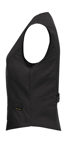 Karlowsky Ladies` Waistcoat Lena, Black, 34 (XS) bedrucken, Art.-Nr. 963671010