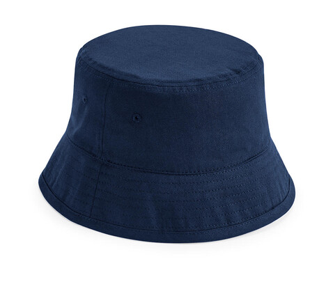 Beechfield Junior Organic Cotton Bucket Hat, Navy, S/M bedrucken, Art.-Nr. 963692001