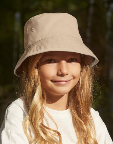 Beechfield Junior Organic Cotton Bucket Hat, Navy, S/M bedrucken, Art.-Nr. 963692001
