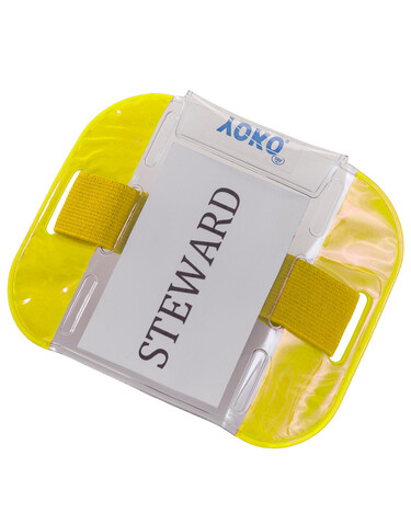 Yoko Fluo Arm Bands, Fluo Yellow, One Size bedrucken, Art.-Nr. 966776050