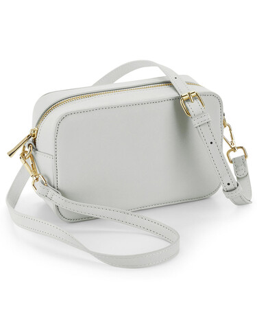 Bag Base Boutique Structured Cross Body Bag, Black, One Size bedrucken, Art.-Nr. 967291010
