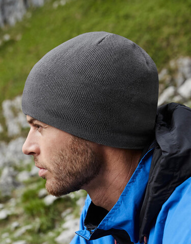 Beechfield Water Repellent Active Beanie, Black, One Size bedrucken, Art.-Nr. 970691010