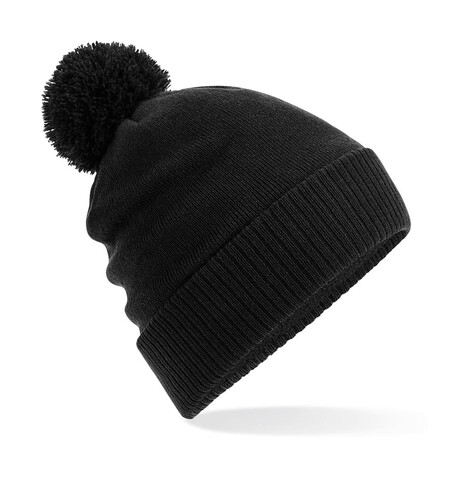 Beechfield Water Repellent Thermal Snowstar® Beanie, Black, One Size bedrucken, Art.-Nr. 971691010