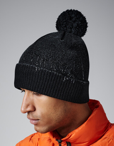 Beechfield Water Repellent Thermal Snowstar® Beanie, Black, One Size bedrucken, Art.-Nr. 971691010
