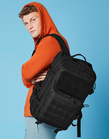 Bag Base Molle Tactical 35L Backpack, Black, One Size bedrucken, Art.-Nr. 972291010
