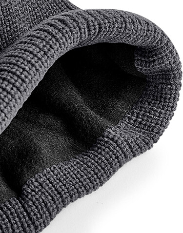 Beechfield Thermal Elements Beanie, Black, One Size bedrucken, Art.-Nr. 972691010