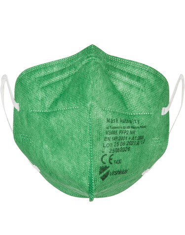 Virshields Filtering half mask FFP2 5-ply, Black, One Size bedrucken, Art.-Nr. 994631010