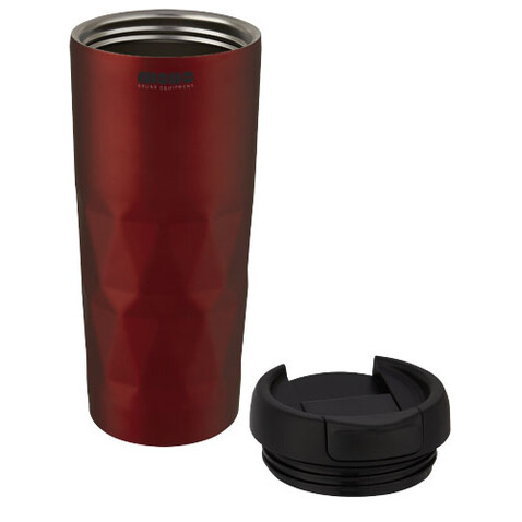 Prism 450 ml Kupfer-Vakuum Isolierbecher, rot bedrucken, Art.-Nr. 10069221