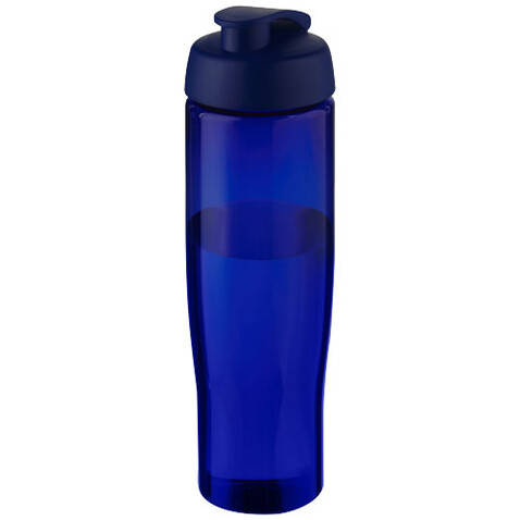 H2O Active® Eco Tempo 700 ml Sportflasche mit Klappdeckel, blau, blau bedrucken, Art.-Nr. 21044852