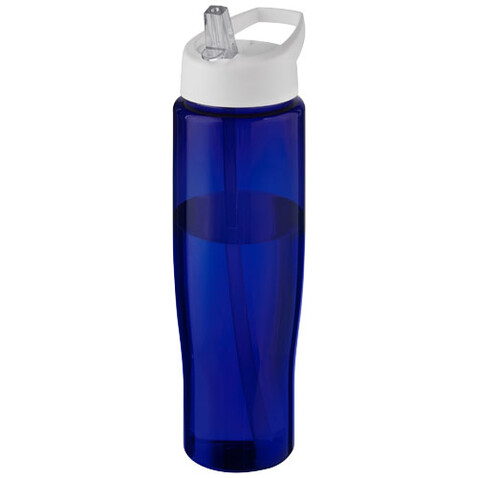 H2O Active® Eco Tempo 700 ml Sportflasche mit Ausgussdeckel, weiss, blau bedrucken, Art.-Nr. 21044903 H2O Active® Eco Tempo 700 ml Sportflasche mit Ausgussdeckel, weiss, blau bedrucken, Art.-Nr. 21044903