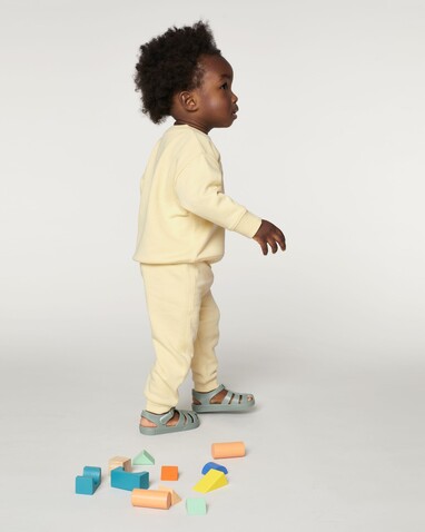 Baby Changer - Das Iconic Baby-Rundhals-Sweatshirt - Butter - 12-18 m/80-86cm bedrucken, Art.-Nr. STSB920C078B3