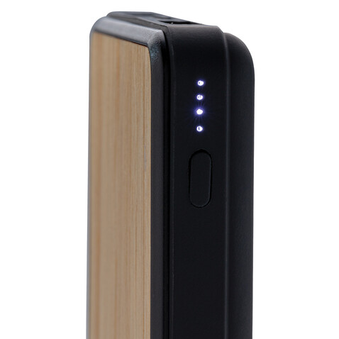 RCS Rplastic 8.000mAh Wireless Powerbank braun bedrucken, Art.-Nr. P322.389