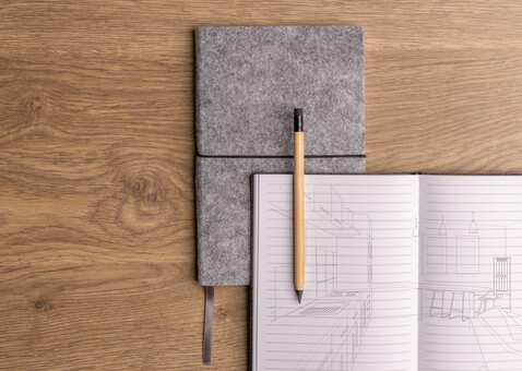 Bambus Infinity-Stift mit Radiergummi braun bedrucken, Art.-Nr. P611.099
