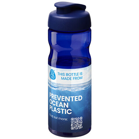 H2O Active® Eco Base 650 ml Sportflasche mit Klappdeckel, blau bedrucken, Art.-Nr. 21009712 H2O Active® Eco Base 650 ml Sportflasche mit Klappdeckel, blau bedrucken, Art.-Nr. 21009712