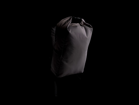 Impact AWARE™ RPET Basic Rolltop-Rucksack anthrazit bedrucken, Art.-Nr. P762.752