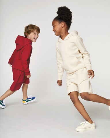 Mini Bolter - Die Kinder-Joggingshorts - Red - 7-8/122-128cm bedrucken, Art.-Nr. STBK102C00407