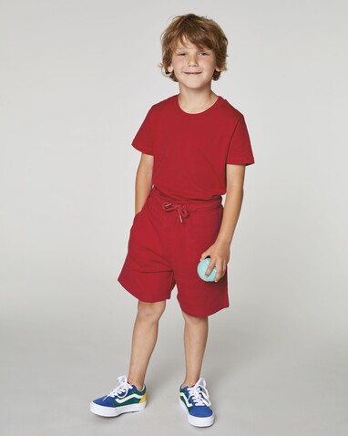 Mini Bolter - Die Kinder-Joggingshorts - Red - 3-4/98-104cm bedrucken, Art.-Nr. STBK102C00403