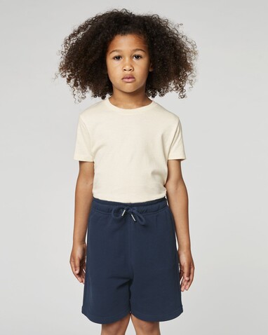 Mini Bolter - Die Kinder-Joggingshorts - French Navy - 12-13/152-158cm bedrucken, Art.-Nr. STBK102C72712