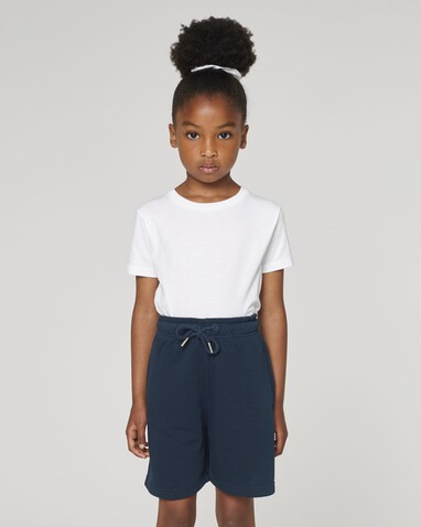 Mini Bolter - Die Kinder-Joggingshorts - French Navy - 7-8/122-128cm bedrucken, Art.-Nr. STBK102C72707