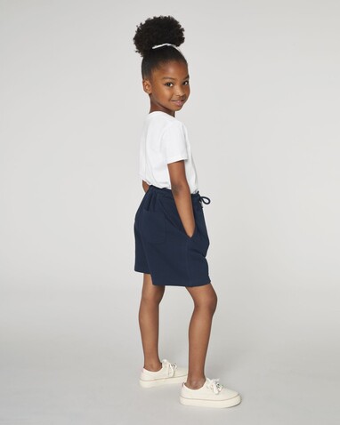 Mini Bolter - Die Kinder-Joggingshorts - French Navy - 5-6/110-116cm bedrucken, Art.-Nr. STBK102C72705