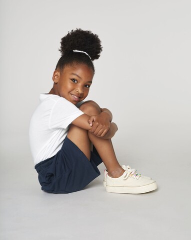 Mini Bolter - Die Kinder-Joggingshorts - French Navy - 7-8/122-128cm bedrucken, Art.-Nr. STBK102C72707