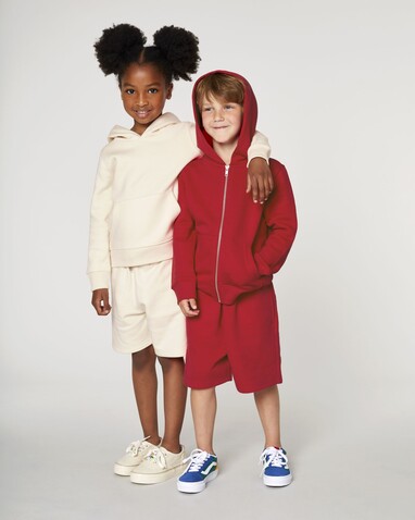 Mini Bolter - Die Kinder-Joggingshorts - Natural Raw - 3-4/98-104cm bedrucken, Art.-Nr. STBK102C05403