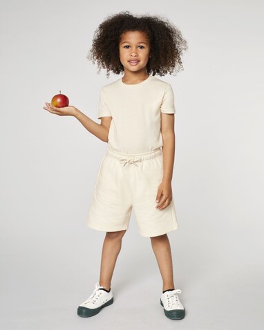 Mini Bolter - Die Kinder-Joggingshorts - Natural Raw - 3-4/98-104cm bedrucken, Art.-Nr. STBK102C05403