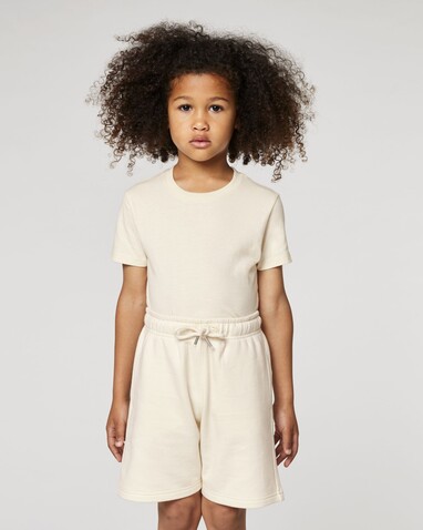 Mini Bolter - Die Kinder-Joggingshorts - Natural Raw - 3-4/98-104cm bedrucken, Art.-Nr. STBK102C05403
