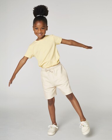Mini Bolter - Die Kinder-Joggingshorts - Natural Raw - 3-4/98-104cm bedrucken, Art.-Nr. STBK102C05403