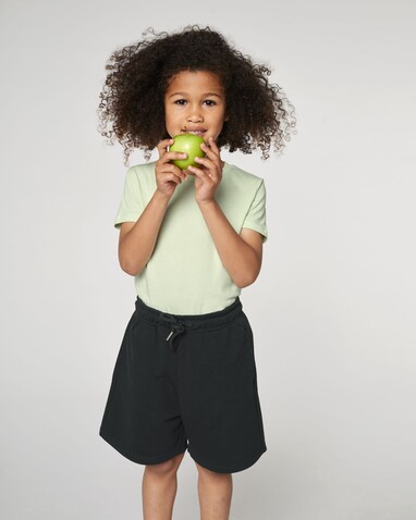Mini Bolter - Die Kinder-Joggingshorts - Black - 3-4/98-104cm bedrucken, Art.-Nr. STBK102C00203